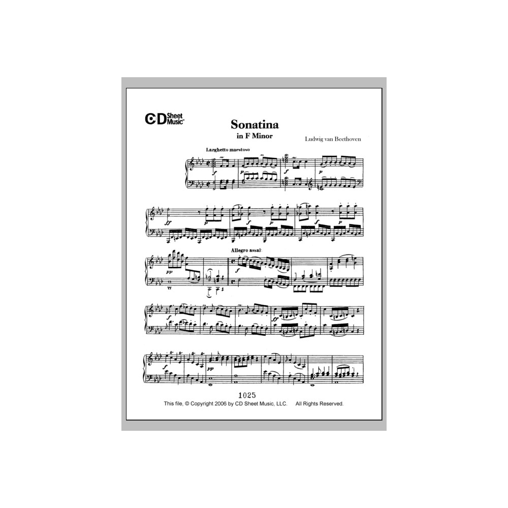 Sonatina in F Minor