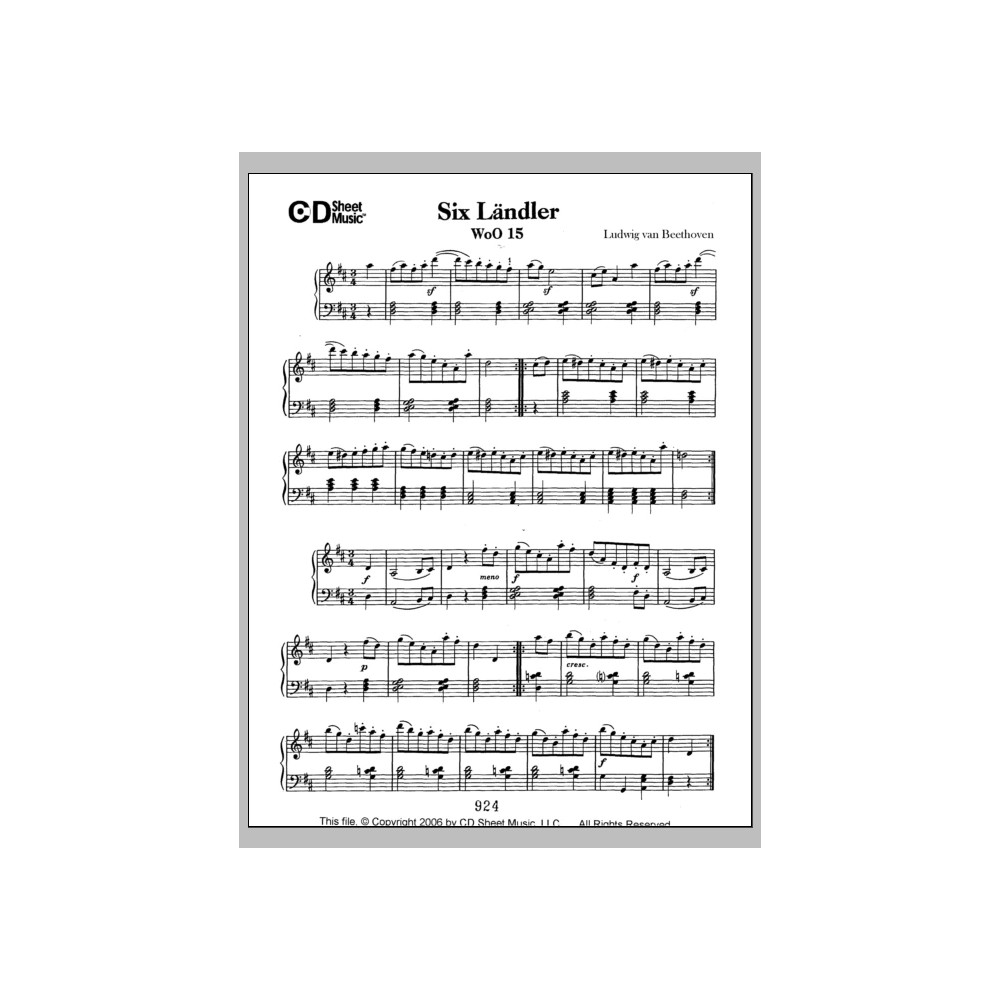 Landler (6), Woo 15