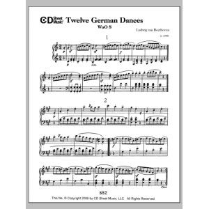 German Dances (12), Woo 8
