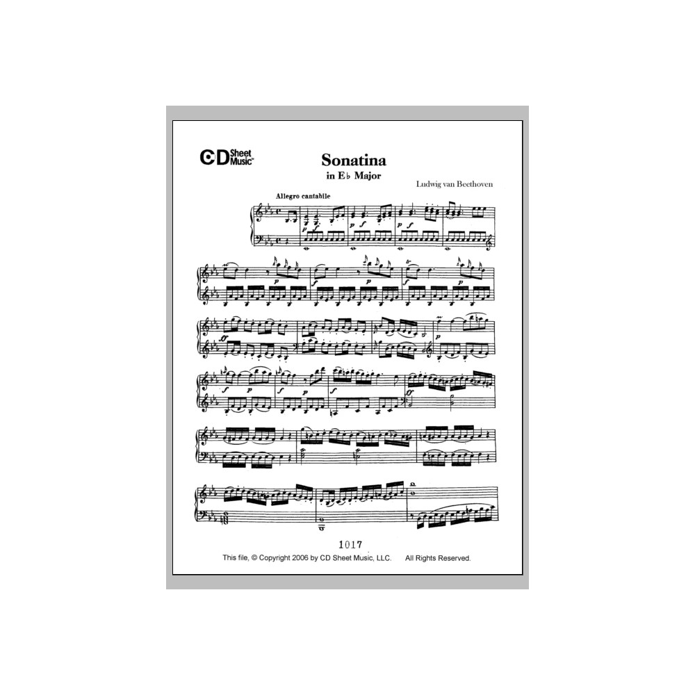 Sonatina In E-flat Major