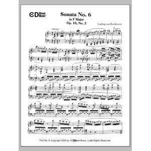 Sonata No. 6 In F Major, Op. 10, No. 2