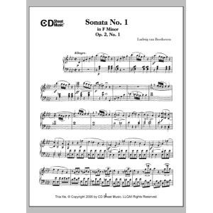 Sonata No. 1 In F Minor, Op. 2, No. 1