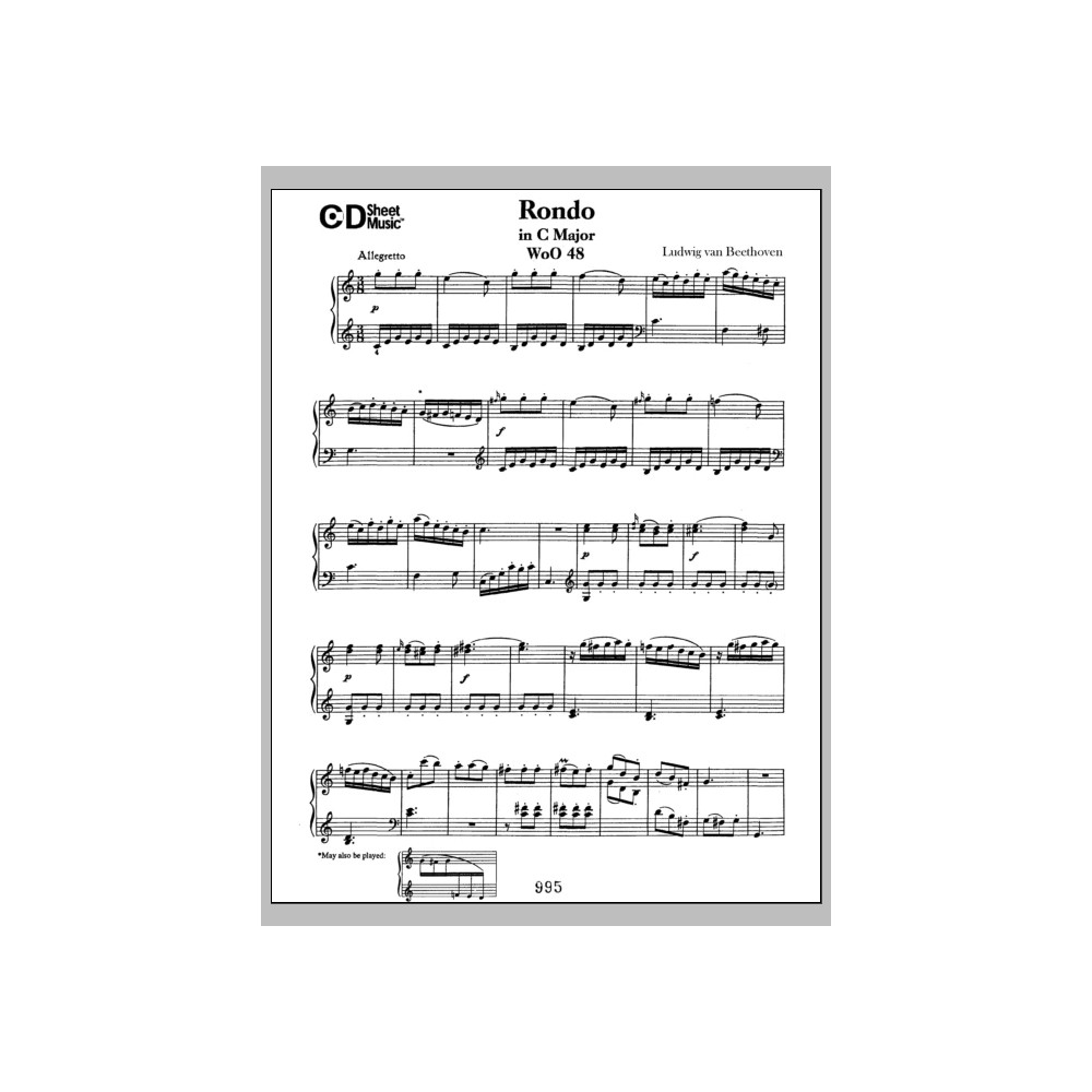 Rondo In C Major, Woo 48