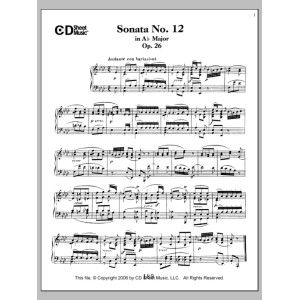 Sonata No. 12 In A-flat Major, Op. 26