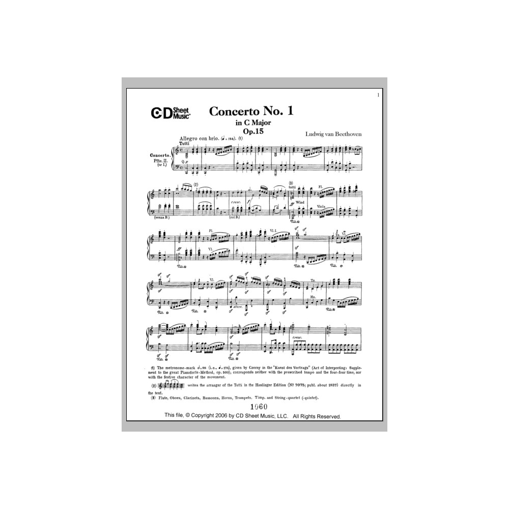 Concerto No. 1 in C Major, Op. 15