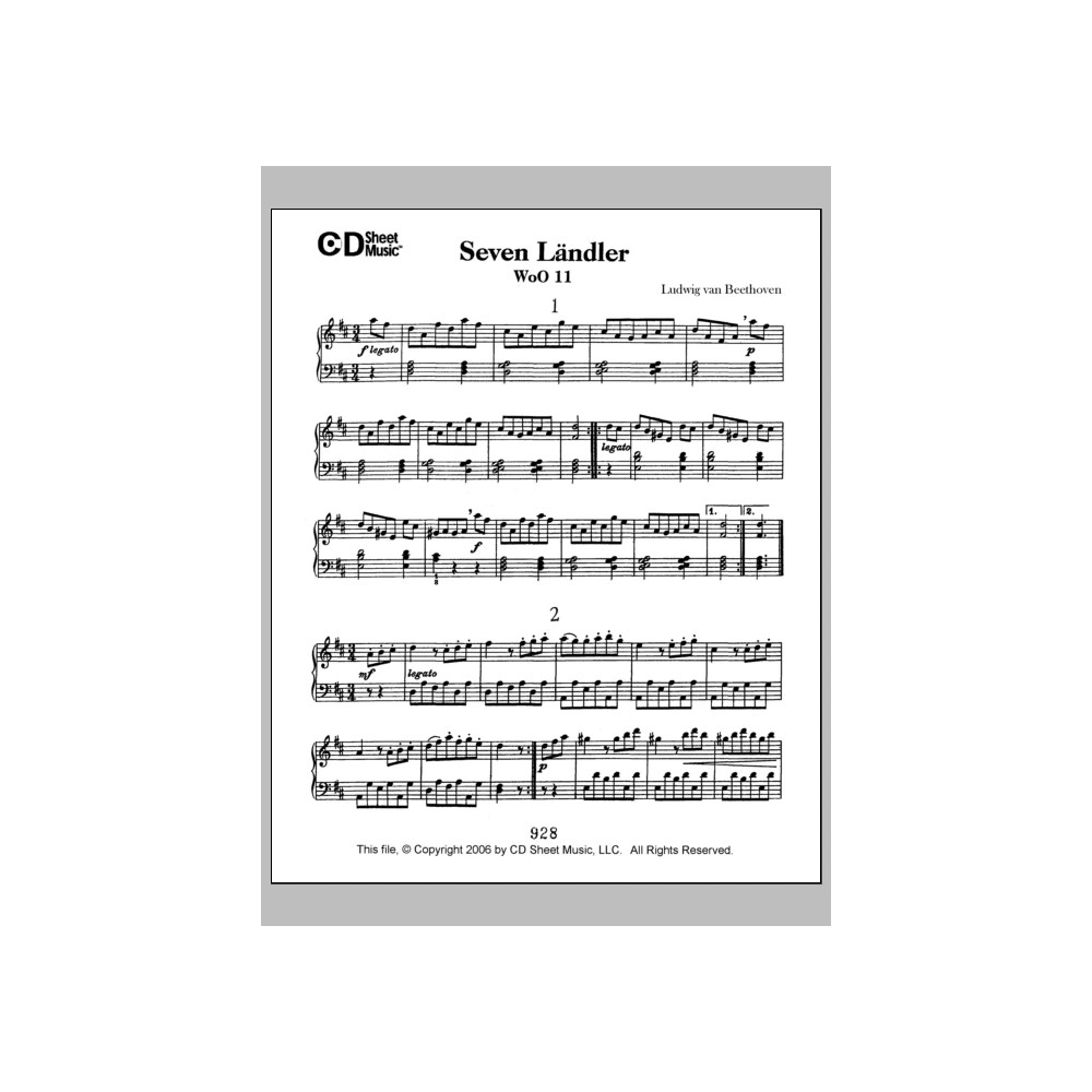 Landler (7), Woo 11