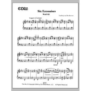 Ecossaises (6), Woo 83