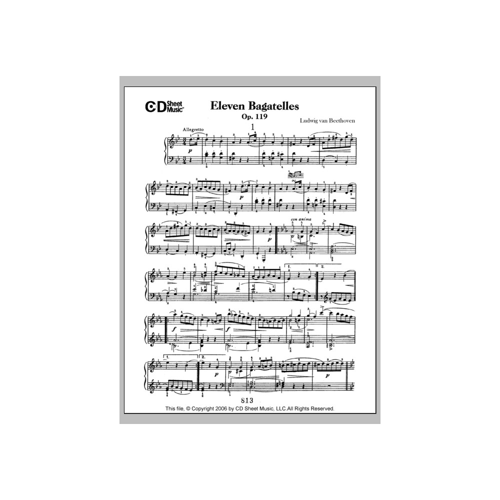 Bagatelles (11), Op. 119