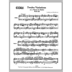 Variations (12) On A Theme By Haibel, Woo 68