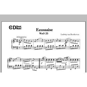 Ecossaise, Woo 23