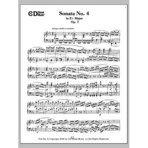 Sonata No. 4 In E-flat Major, Op. 7