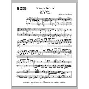 Sonata No. 3 In C Major, Op. 2, No. 3