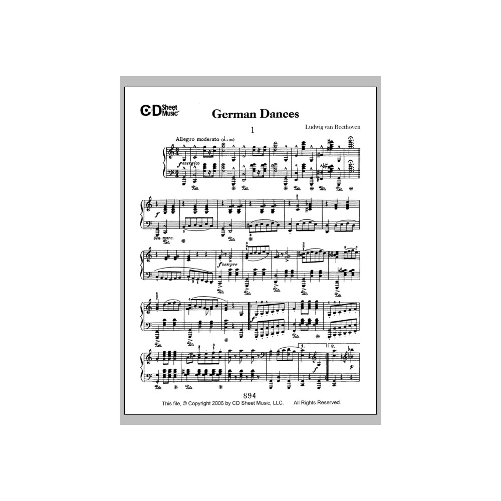 German Dances (3)