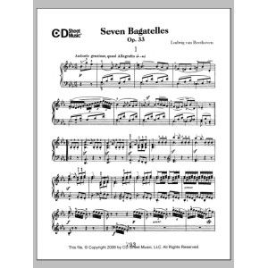 Bagatelles (7), Op. 33