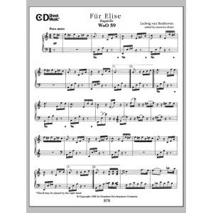 Bagatelle, Fur Elise, Woo 59