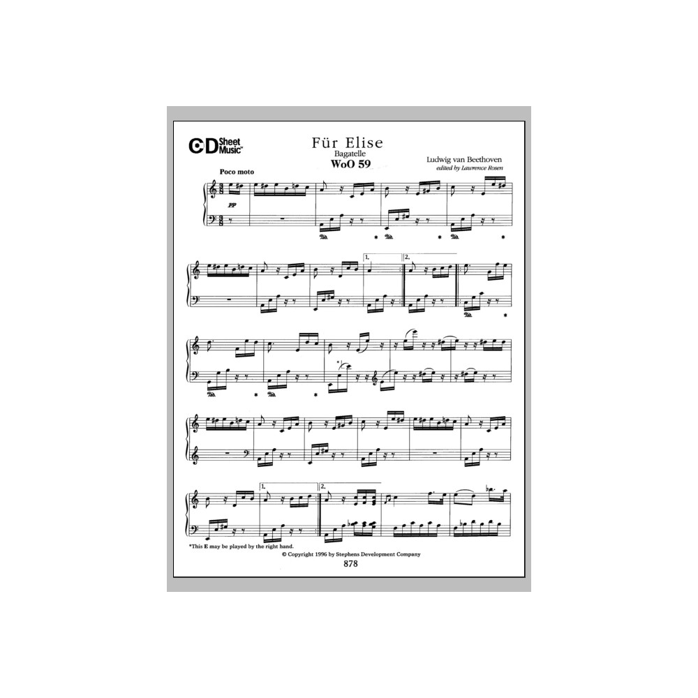 Bagatelle, Fur Elise, Woo 59