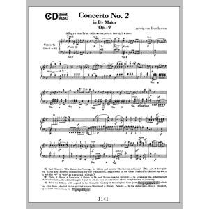 Concerto No. 2 In B-flat Major, Op. 19