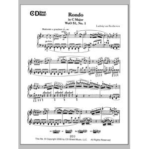 Rondo in C Major, Op. 51, No. 1