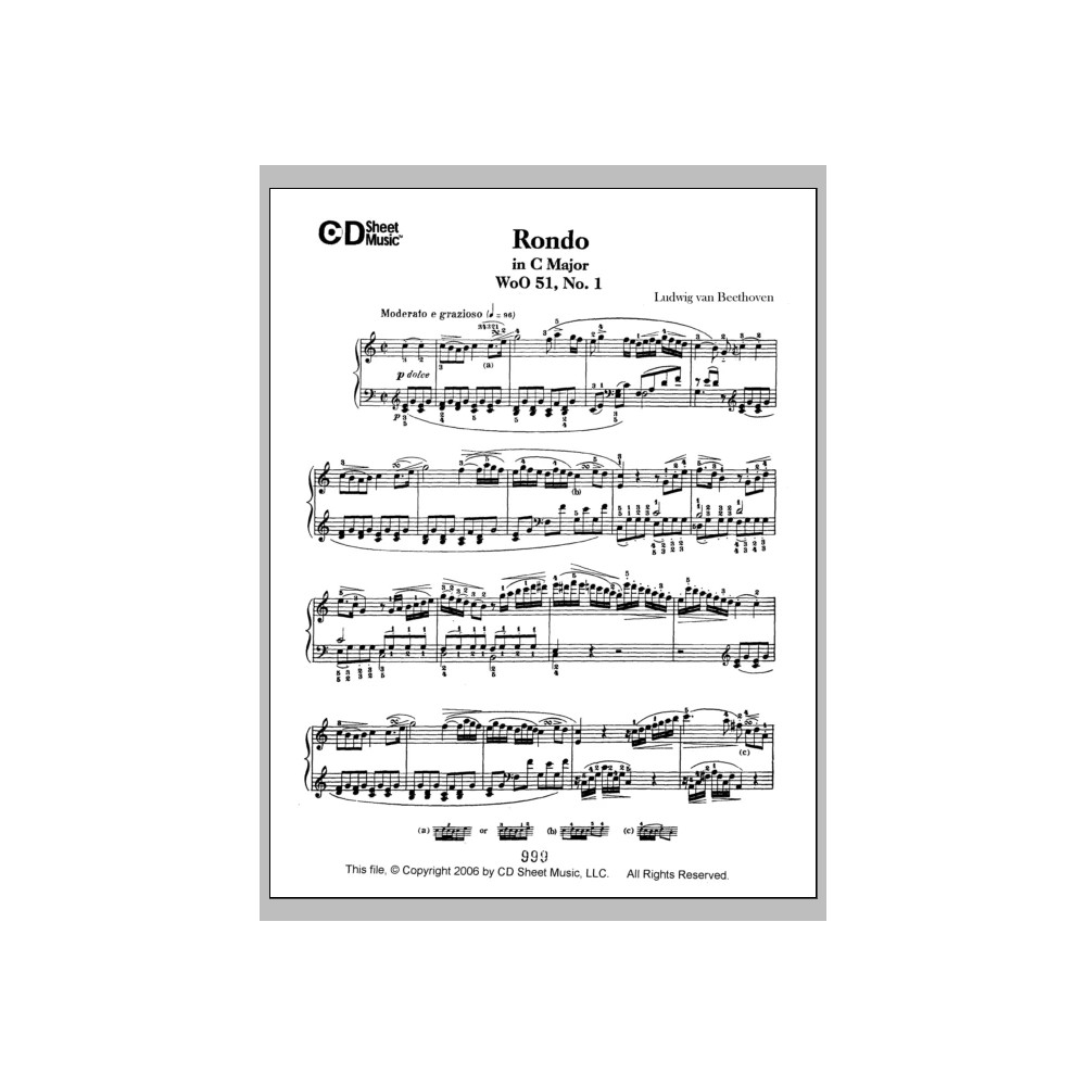 Rondo in C Major, Op. 51, No. 1