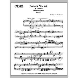 Sonata No. 23 In F Minor (appassionata), Op. 57