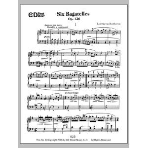 Bagatelles (6), Op. 126
