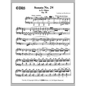 Sonata No. 24 In F-sharp Major, Op. 78