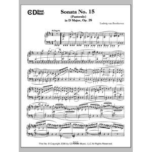 Sonata No. 15 In D Major (pastorale), Op. 28