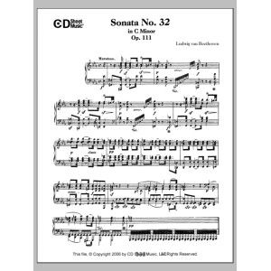 Sonata No. 32 In C Minor, Op. 111
