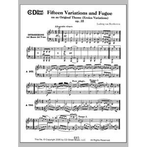Variations (15) And Fugue On An Original Theme (eroica Variations)