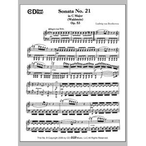 Sonata No. 21 In C Major (waldstein), Op. 53