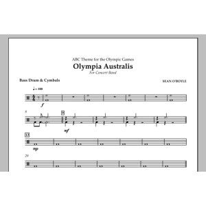 Olympia Australis (Concert Band) - Bass Drum & Cymbals