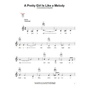A Pretty Girl Is Like A Melody