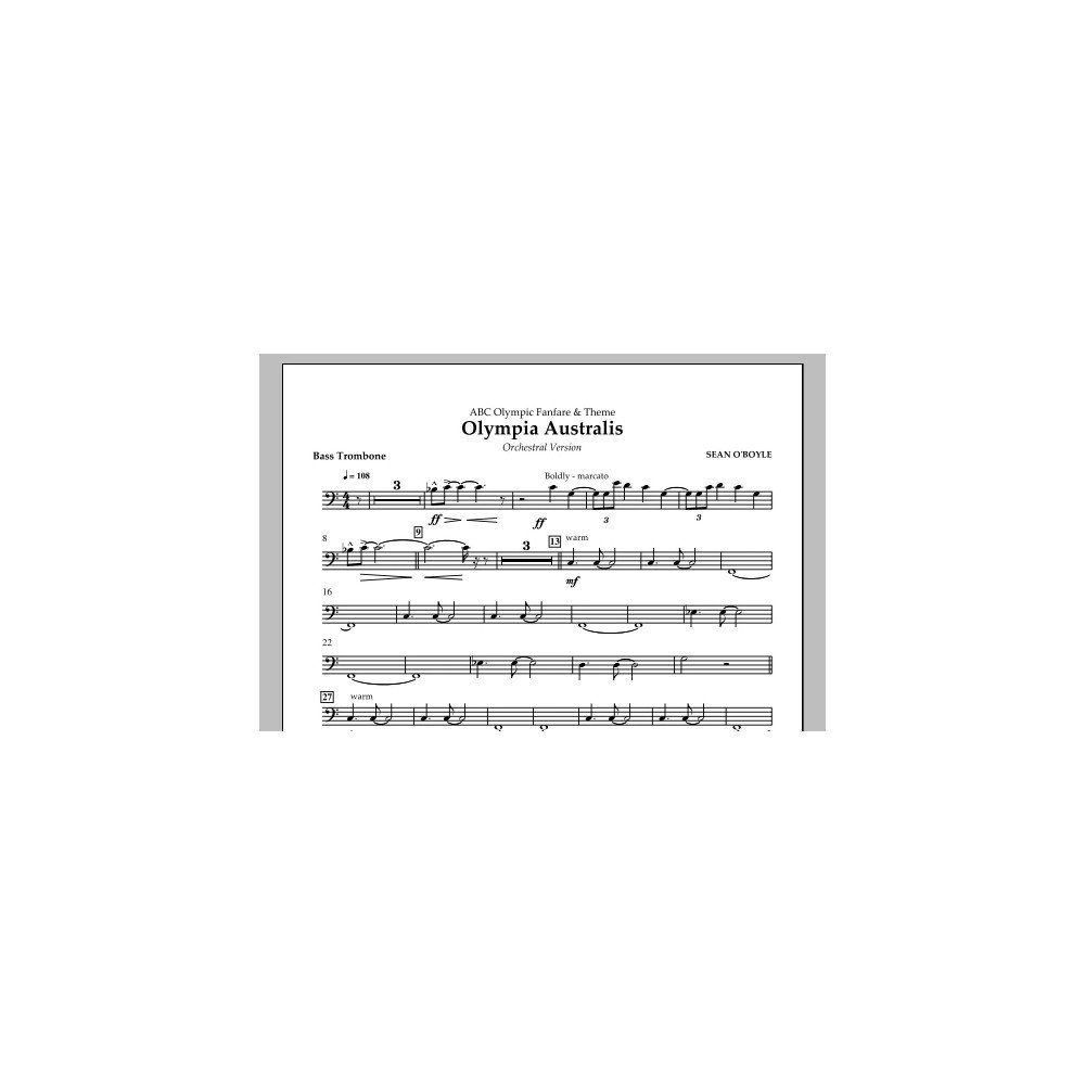 Olympia Australis (Orchestra) - Bass Trombone