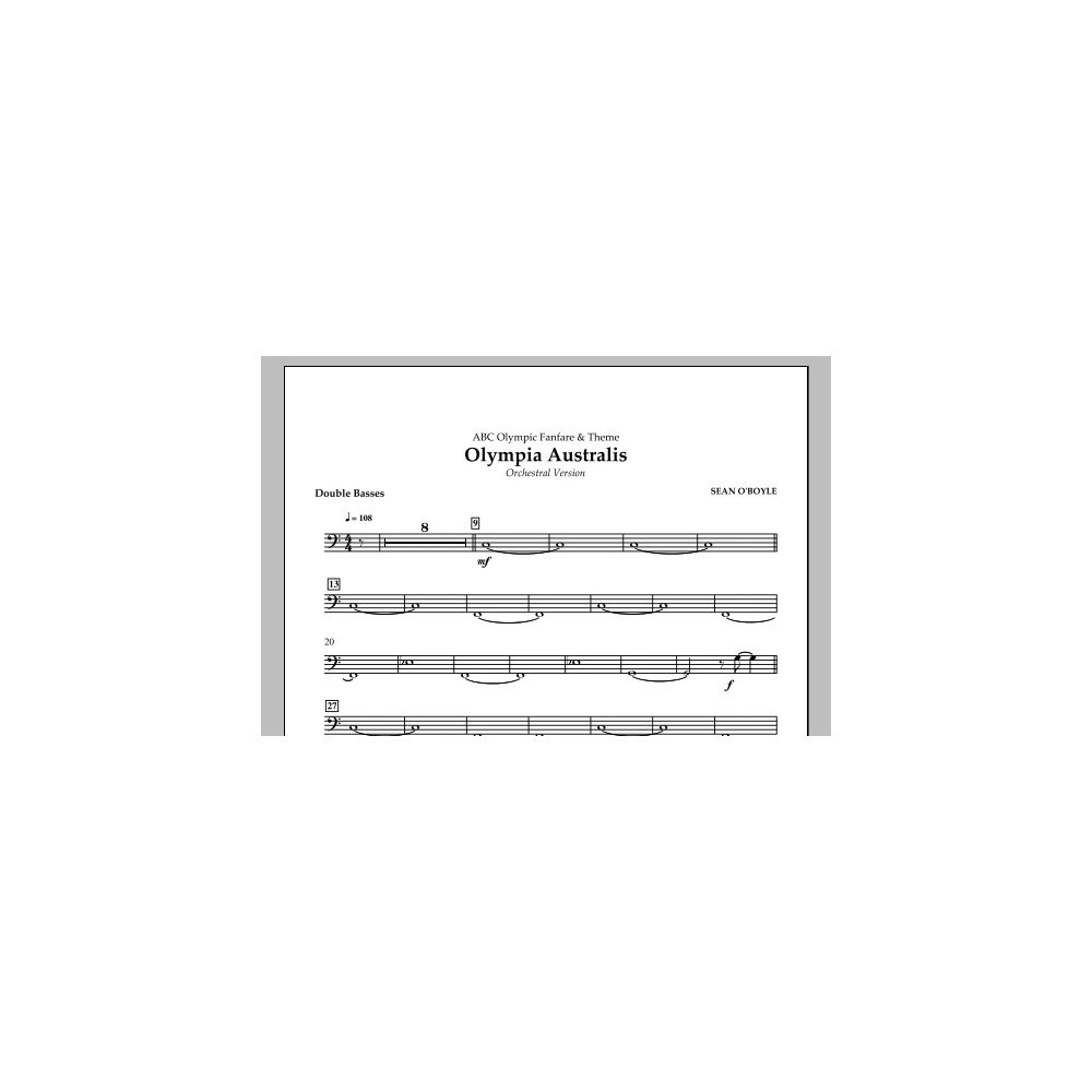 Olympia Australis (Orchestra) - Double Bass
