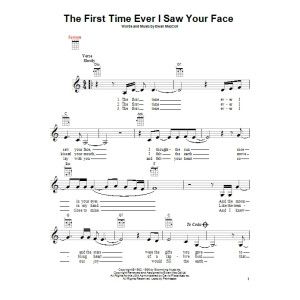 The First Time Ever I Saw Your Face