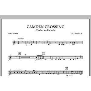 Camden Crossing (Fanfare and March) - Bb Clarinet