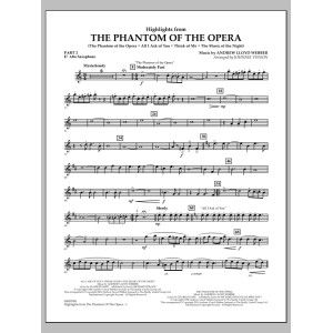 Highlights from The Phantom of the Opera - Pt.2 - Eb Alto Saxophone