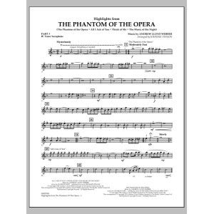 Highlights from The Phantom of the Opera - Pt.3 - Bb Tenor Saxophone