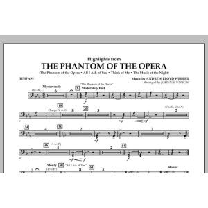Highlights from The Phantom of the Opera - Timpani