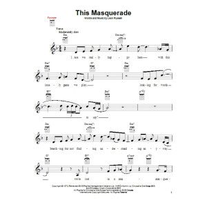 This Masquerade