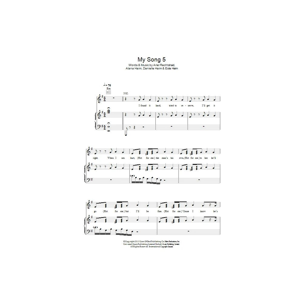 My Song 5