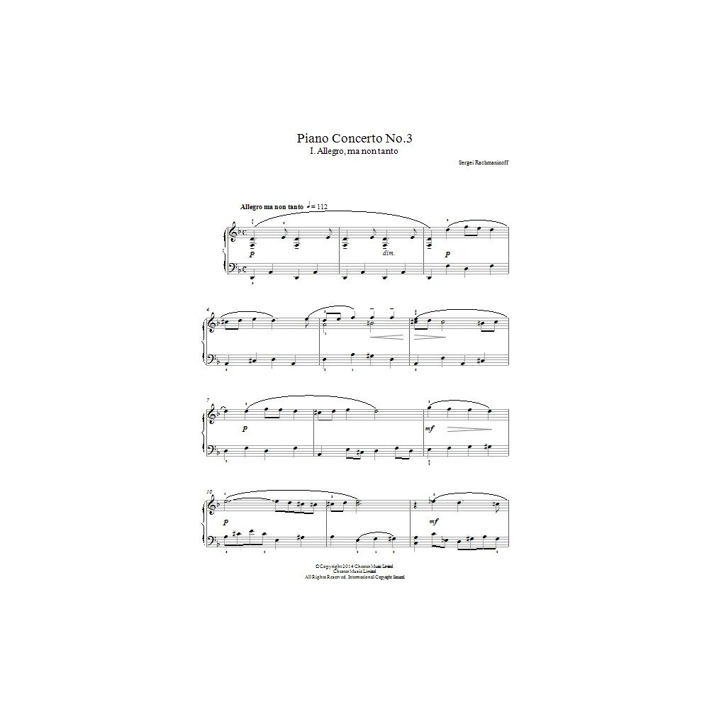 Piano Concerto No.3 - 1st Movement