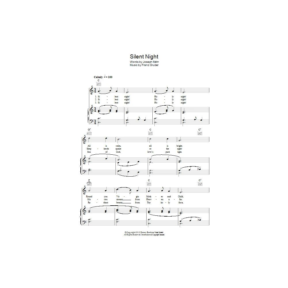 The Sheet Music Direct Christmas Carol Collection 2 (12 songs)