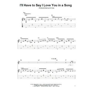 I'll Have To Say I Love You In A Song