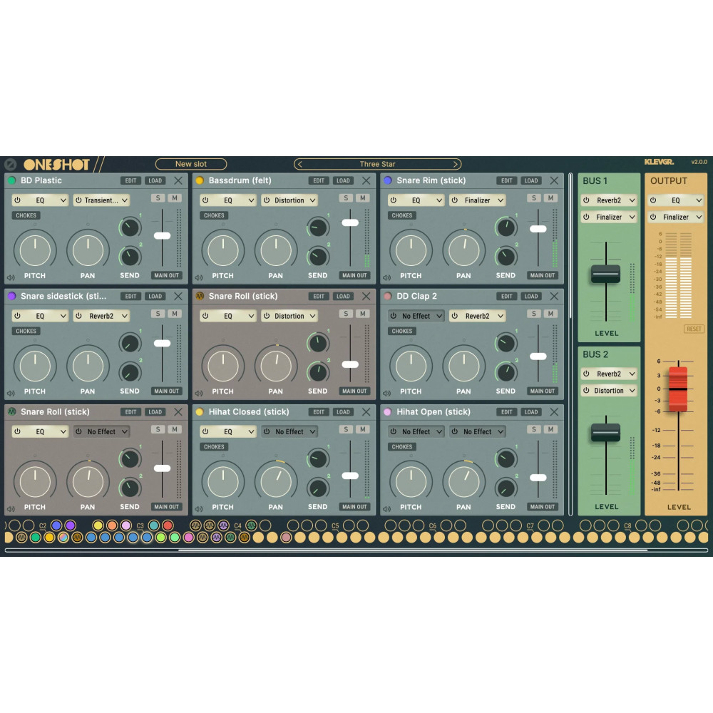 Klevgr. OneShot2 - Drum Sampler
