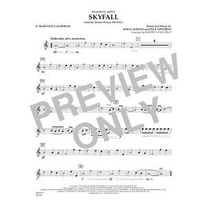 Skyfall - Eb Baritone Saxophone