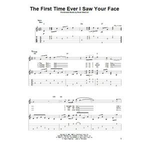The First Time Ever I Saw Your Face