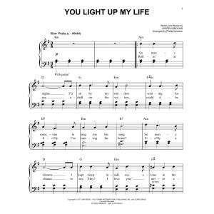 You Light Up My Life (arr. Phillip Keveren)