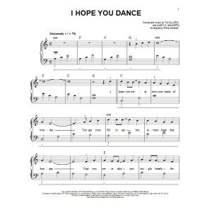 I Hope You Dance (arr. Phillip Keveren)