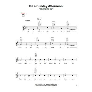 On A Sunday Afternoon
